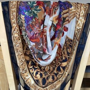 Bill Blass Vintage Silk Scarf
